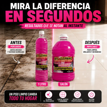 ALL CLEANING LIMPIADOR PISOS Y JUNTAS